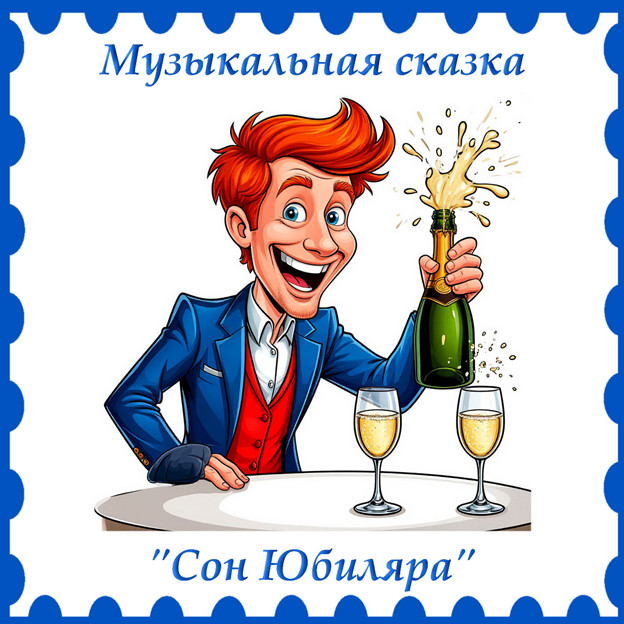 Авторская музыкальная сказка к юбилею мужчины  "Сон юбиляра" сгенерировано Шедеврум