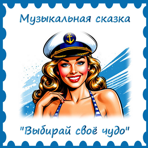 Новая музыкальная сказка - экспромт в морском стиле "Выбирай своё чудо!" сгенерировано в Шедеврум