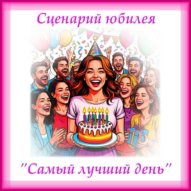 Новый сценарий мужского дня рождения (юбилея) "Самый лучший день" сгенерировано в Шедеврум