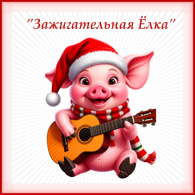 Сценарий детского новогоднего праздника "Зажигательная Ёлка!" сгенерировано в Шедеврум