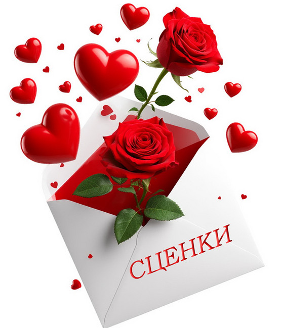 День Святого Валентина для старшеклассников. Сценки сгенерировано в Шедеврум