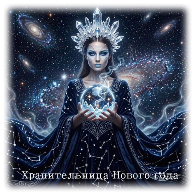 Хранительница Нового года сгенерировано в ИИ