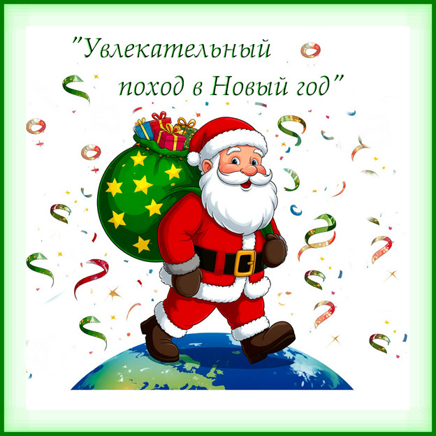 Новогодний сценарий для туристов "Увлекательный поход в новый год" сгенерировано в Шедеврум